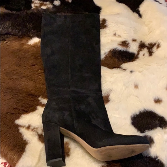 Sam Edelman tall suede boots 4” - Picture 2 of 8